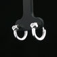 Silver Knot Stud Earrings