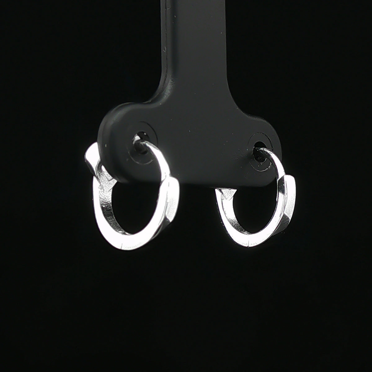 Silver Knot Stud Earrings