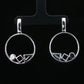 Geometric Circle Drop Earrings