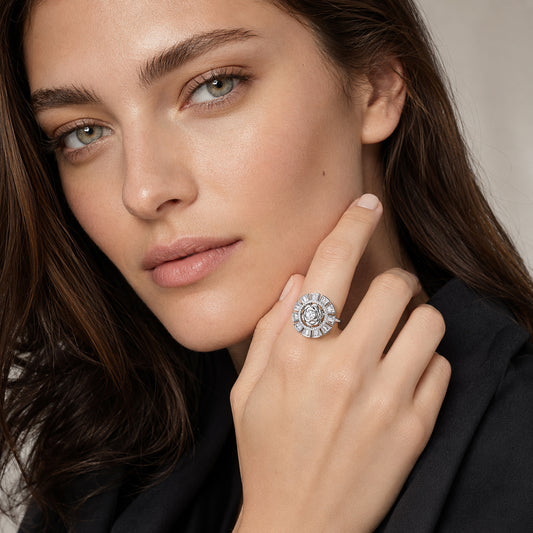 Celestia Bloom Statement Ring