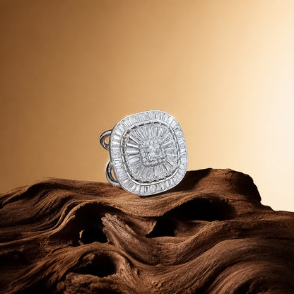 Regal Radiance Statement Ring