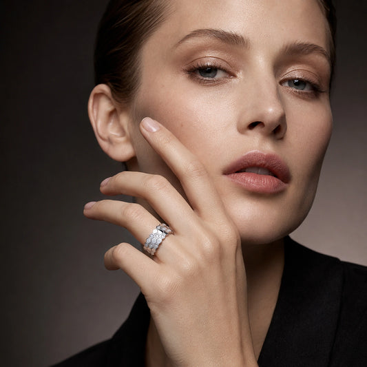 Celestia Honeycomb Statement Ring