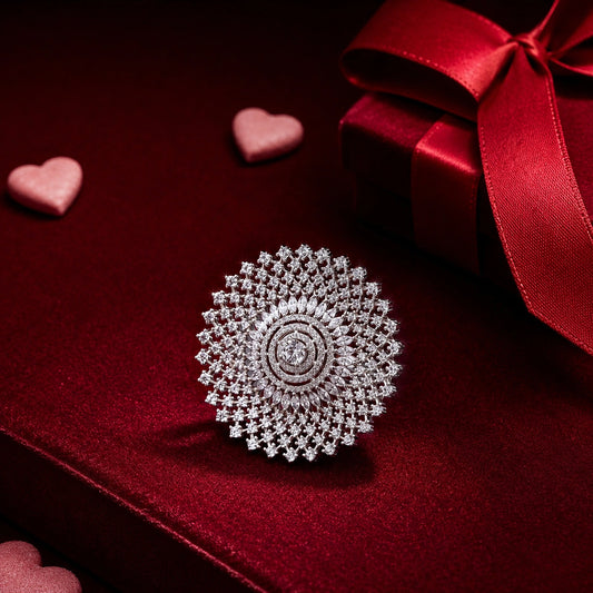 Celestia Radiance Statement Ring