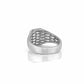 The Alencia Urban Brushed Solitaire Silver Ring