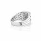 The Alencia Urban Tiered Solitaire Silver Ring
