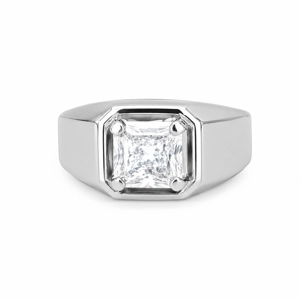The Alencia Urban Classic Solitaire Silver Ring