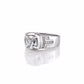 The Alencia Urban Cushion Solitaire Silver Ring