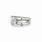 The Alencia Urban Industrial Cage Solitaire Silver Ring