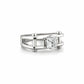 The Alencia Urban Industrial Cage Solitaire Silver Ring