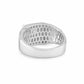 The Alencia Urban Brushed Radiant Solitaire Silver Ring