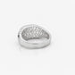 The Alencia Urban Block Solitaire Silver Ring