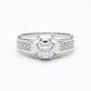 The Alencia Urban Greek Key Solitaire Silver Ring