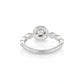 The Alencia Urban Serenade Vintage Halo Solitaire Ring
