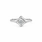 The Alencia Urban Serenade Split-Shank Oval Solitaire Ring