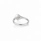 The Alencia Urban Serenade Split-Shank Oval Solitaire Ring