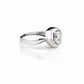 The Alencia Urban Serenade Oval Bezel Solitaire Ring
