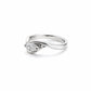 The Alencia Urban Serenade Block Bypass Solitaire Ring