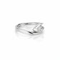 The Alencia Urban Serenade Block Bypass Solitaire Ring
