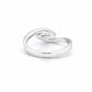 The Alencia Urban Serenade Block Bypass Solitaire Ring