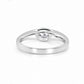 The Alencia Urban Serenade Split-Shank Oval Solitaire Ring