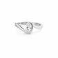 The Alencia Urban Serenade Swirl Oval Bypass Ring