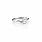 The Alencia Urban Serenade Swirl Oval Bypass Ring