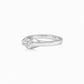 The Alencia Urban Serenade Ribbon Bypass Solitaire Ring