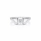 The Alencia Urban Serenade Radiant Baguette Bypass Ring