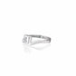 The Alencia Urban Serenade Radiant Baguette Bypass Ring