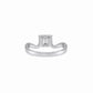 The Alencia Urban Serenade Radiant Baguette Bypass Ring