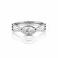 The Alencia Urban Serenade Marquise Sculptural Solitaire Ring