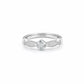 The Alencia Urban Serenade Chevron Leaf Solitaire Ring