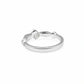 The Alencia Urban Serenade Chevron Leaf Solitaire Ring