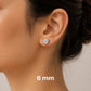 Round Brilliance Solitaire Stud Earrings