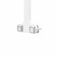 Luna Square Silver Stud Earrings