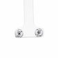 Luna Square Silver Stud Earrings