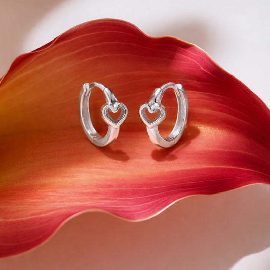 Silver Knot Stud Earrings image 0