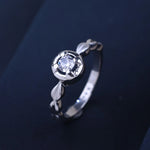 The Alencia Urban Serenade Vintage Halo Solitaire Ring