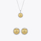 ALENCIA Timeless Silver Grace Necklace &amp; Ring Set image 2