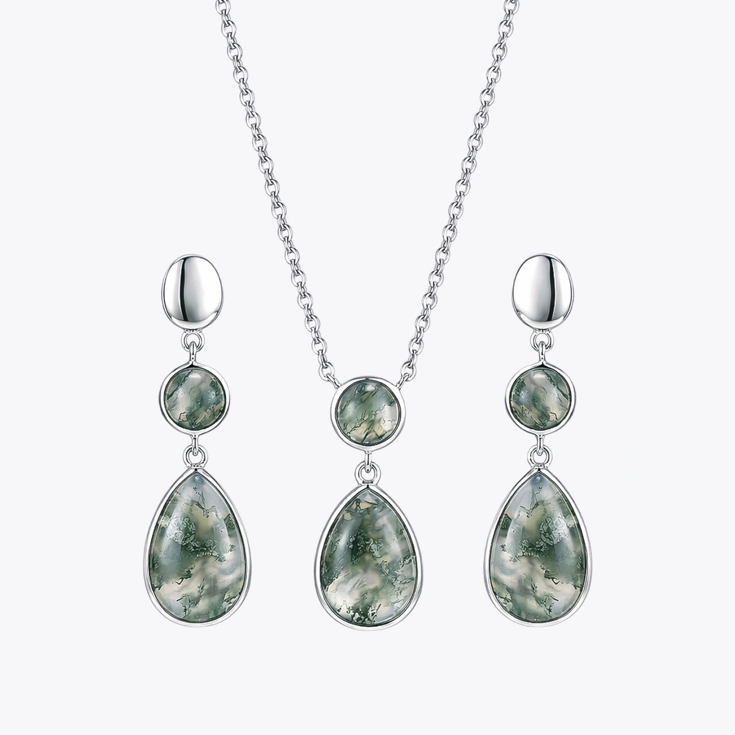 Alencia Moss Agate Forest Drop Set image 2