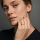 The Alencia Urban Serenade Split-Shank Oval Solitaire Ring image 1