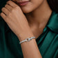 Luxe Buckle Silver Bracelet image 1