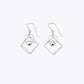 Sterling Silver Geometric Ball Drop Earrings image 2