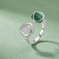 Emerald Harmony Open Ring image 0