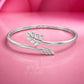 Silver Leaf Wrap Bracelet image 0