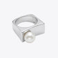 Pearl Edge Statement Ring image 2