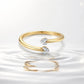 Embrace Sparkle Silver Ring image 0