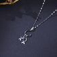 The Alencia Urban Dual Pisces Hook Silver Necklace image 0