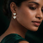 Golden Triangle Drop Earrings image 1