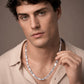 Alencia Royale Geometric Link 925 Sterling Silver Chain Necklace image 1